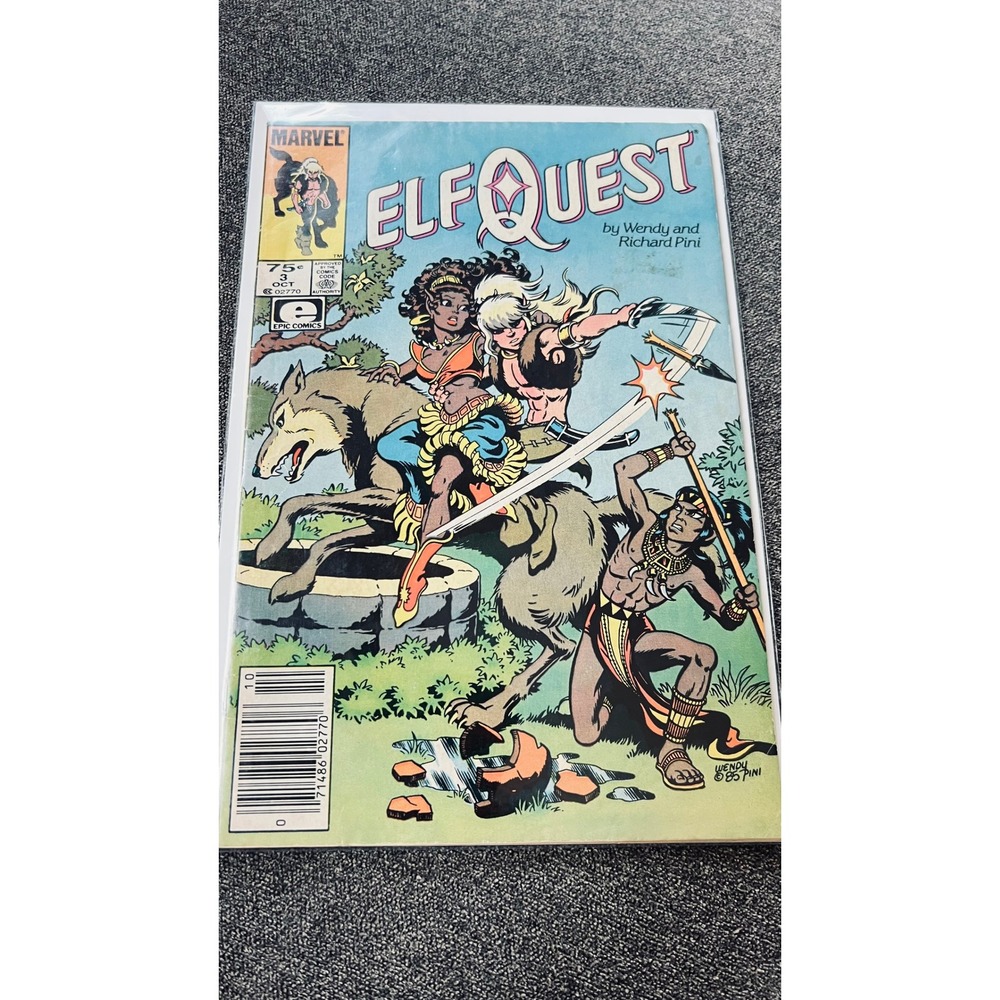 Marvel Elfquest Comic Book Issue 3 Oct 1985 Epic Comics